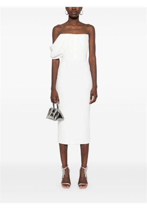 White crepe corset midi dress Alex perry - women ALEX PERRY | D1424WHT